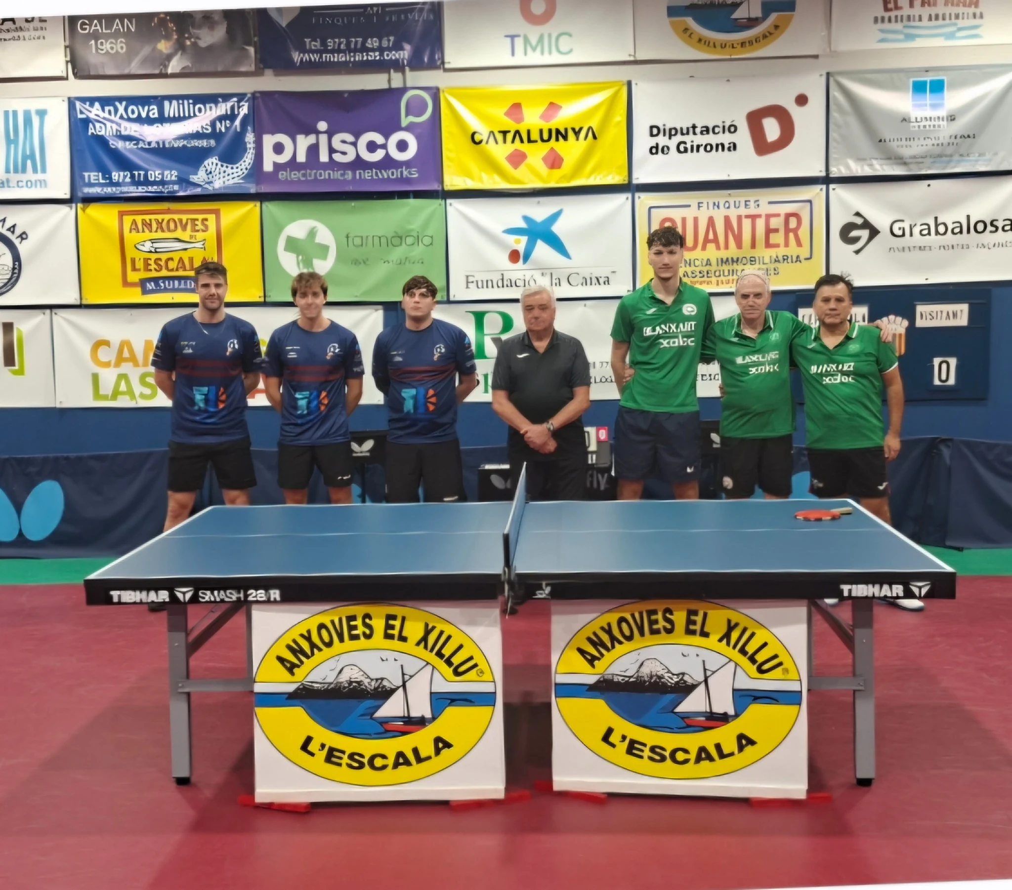 CTT CER L’Escala i Blanxart Xaloc Olesa abans del partit de Divisió d’Honor